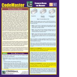 CodeMaster - Strength Design for Masonry (2021 IBC and TMS 402-16)